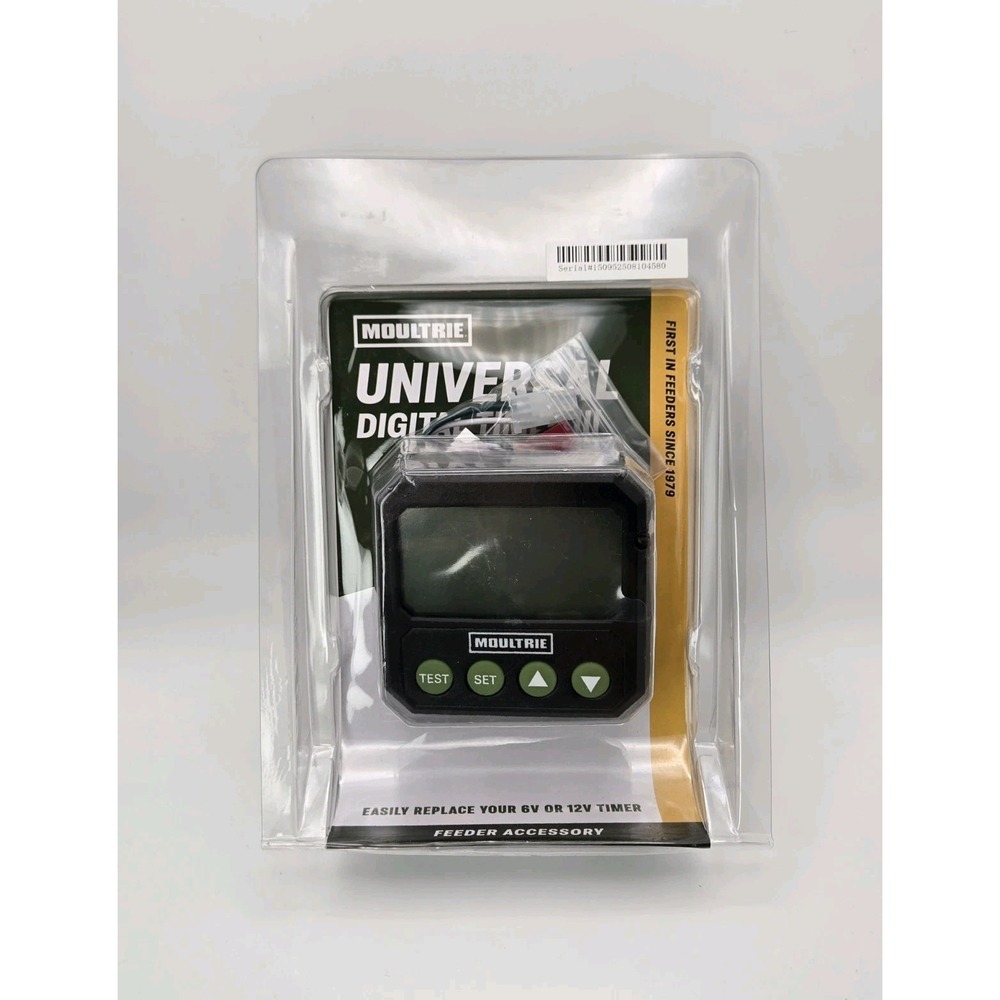 Moultrie Universal Digital Timer III Deer Feeder Timer, Bluetooth, 10 Feeds